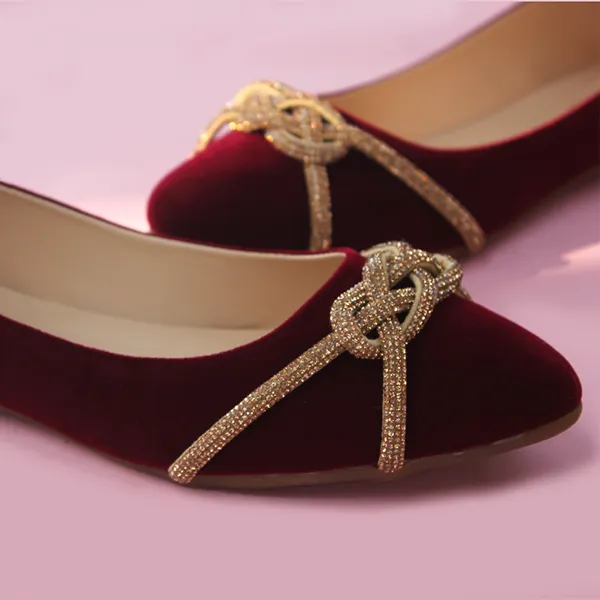 Maroon Pumps for women