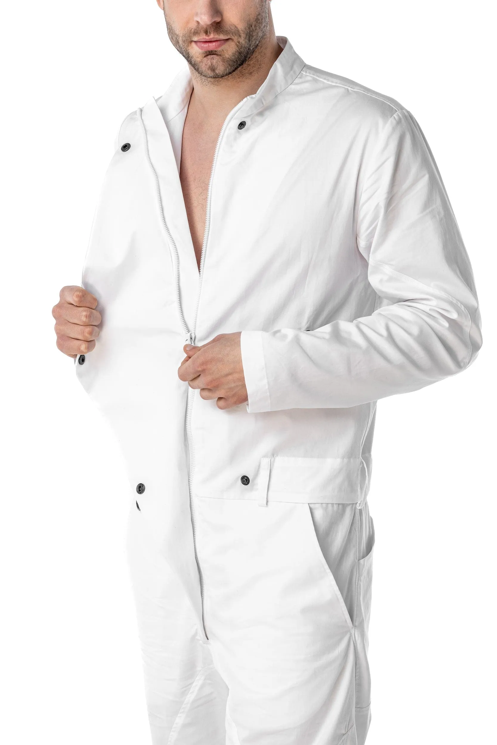 Men jumpsuit Zehat White