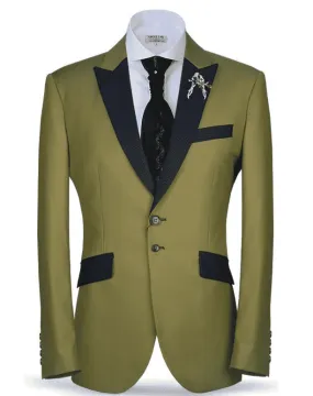 Men's Classic Suit-New Classic Suit1 Green (36)