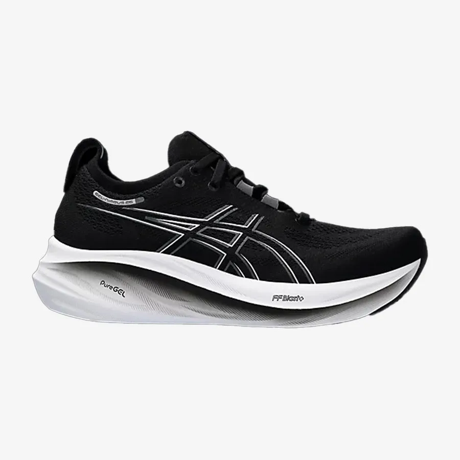 Men's Gel-Nimbus 26 Wide 2E (Black/Graphite Grey)