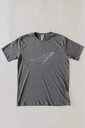 Men's Humpback Whale Tee - Asphalt