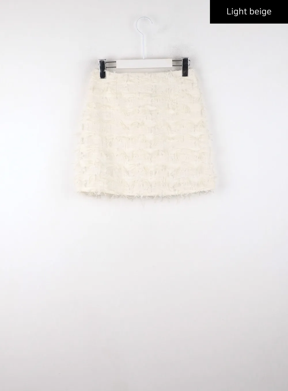 Middle Waist Distressed Tassel Mini Skirt CD328