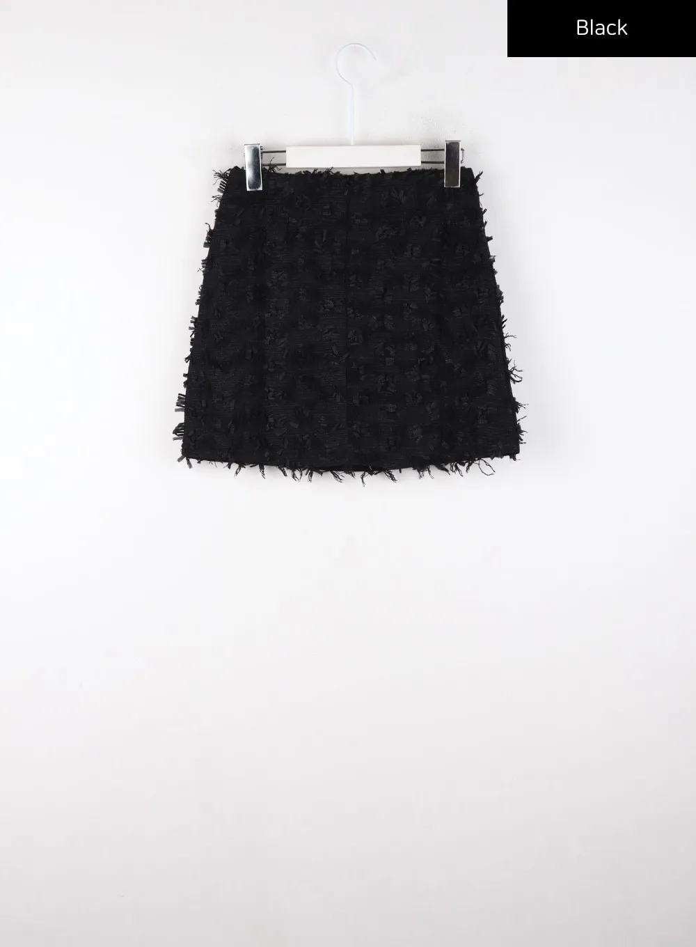 Middle Waist Distressed Tassel Mini Skirt CD328