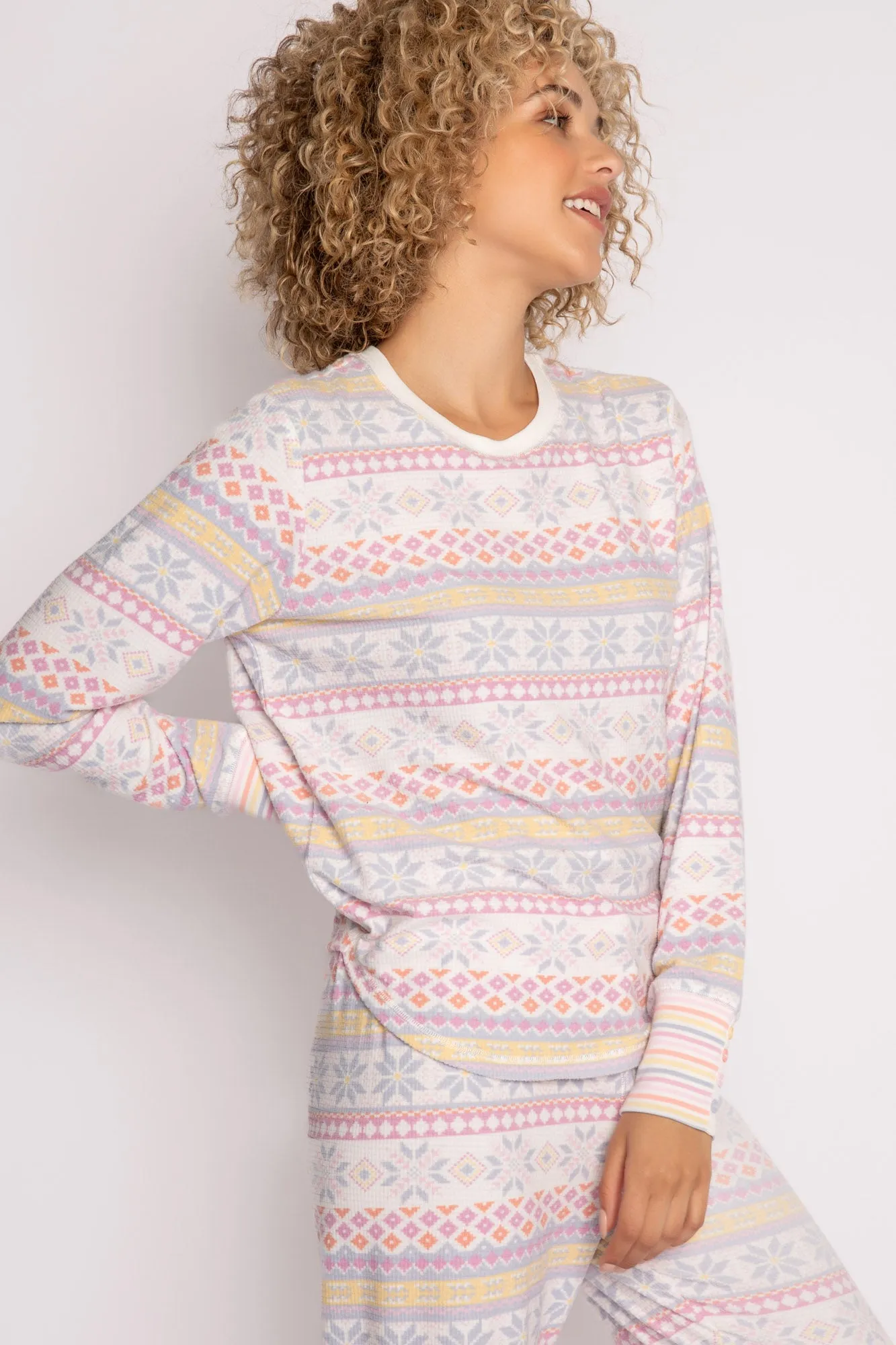 NORDIC NIGHTS LONG SLEEVE TOP - PJ SALVAGE