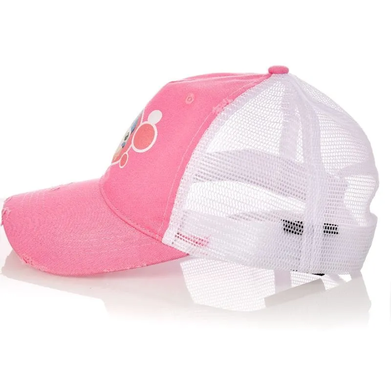 Official Sonic the Hedgehog Ice Cream Distressed Pink Trucker Snapback