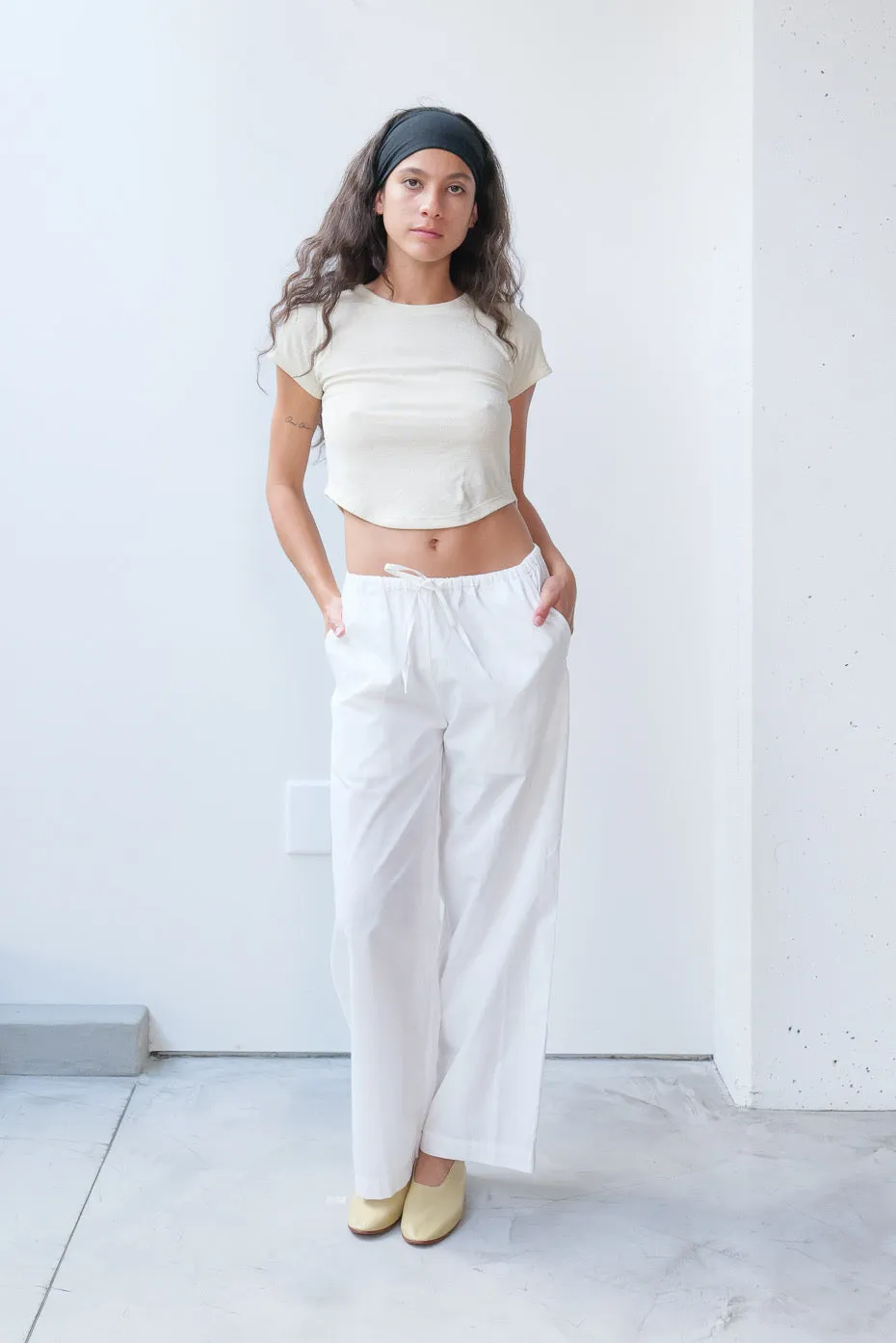 Organic Cotton Drawstring Pant