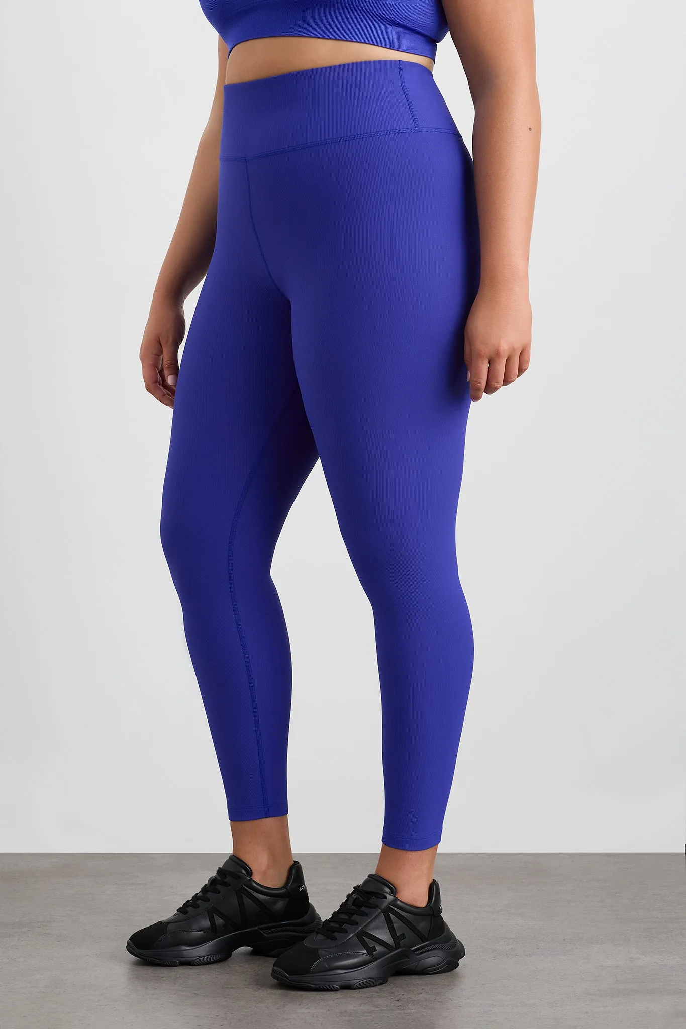 Ribbed Ankle Length Legging 203