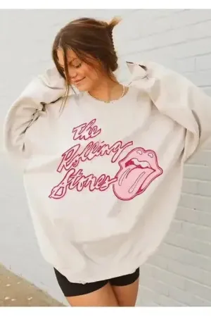 Rolling Stones Malibu Puff Sweatshirti