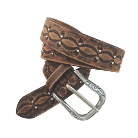 Roper Belt Womens Distressed Leather