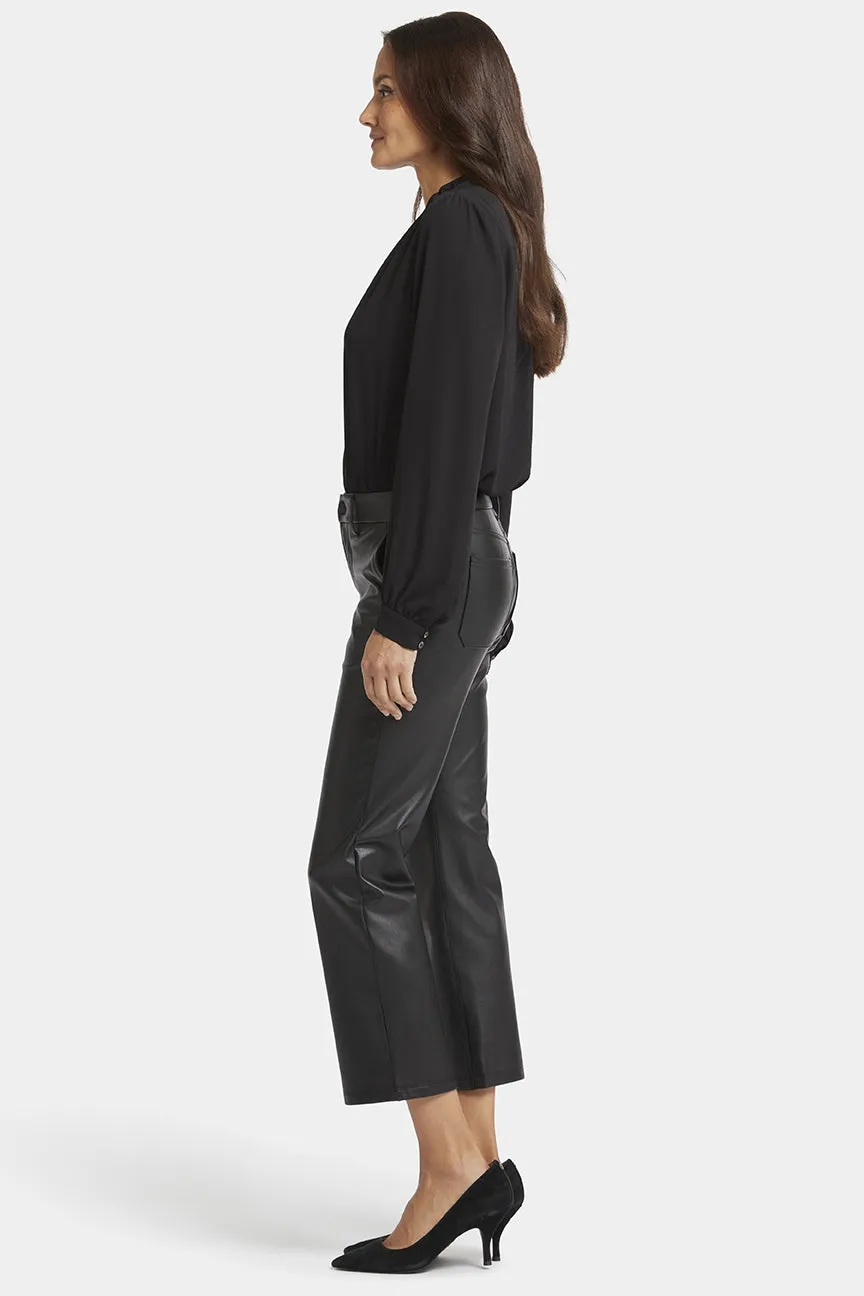 Straight Leg Ankle Pant | Black