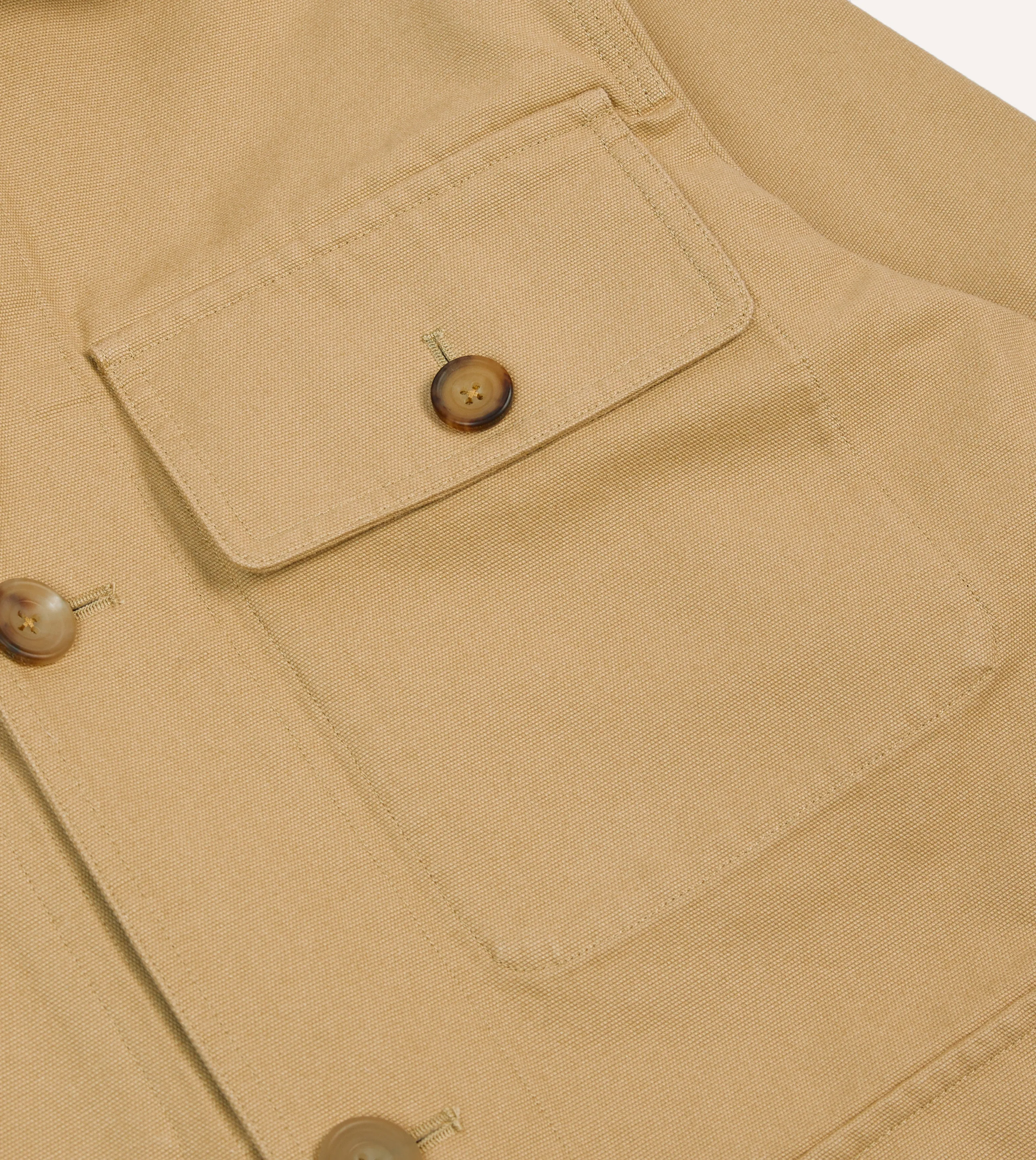 Tan Cotton Safari Jacket