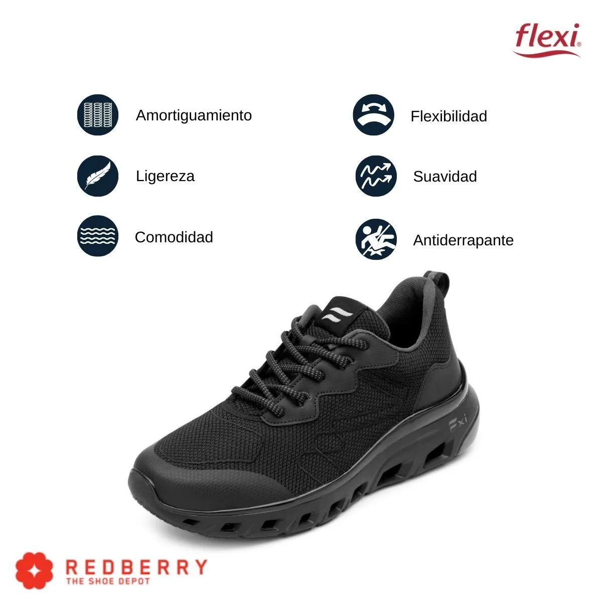 Tenis Sneaker Flexi Hombre Casual 409801