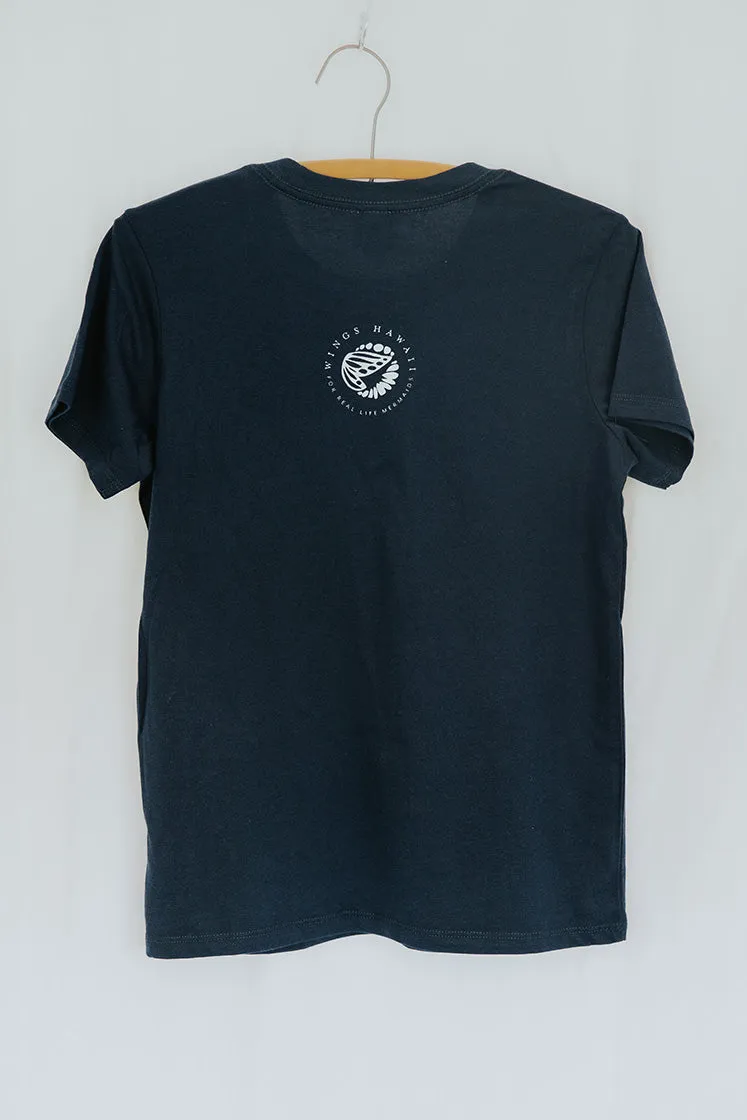 Whale Dance Tee - Navy