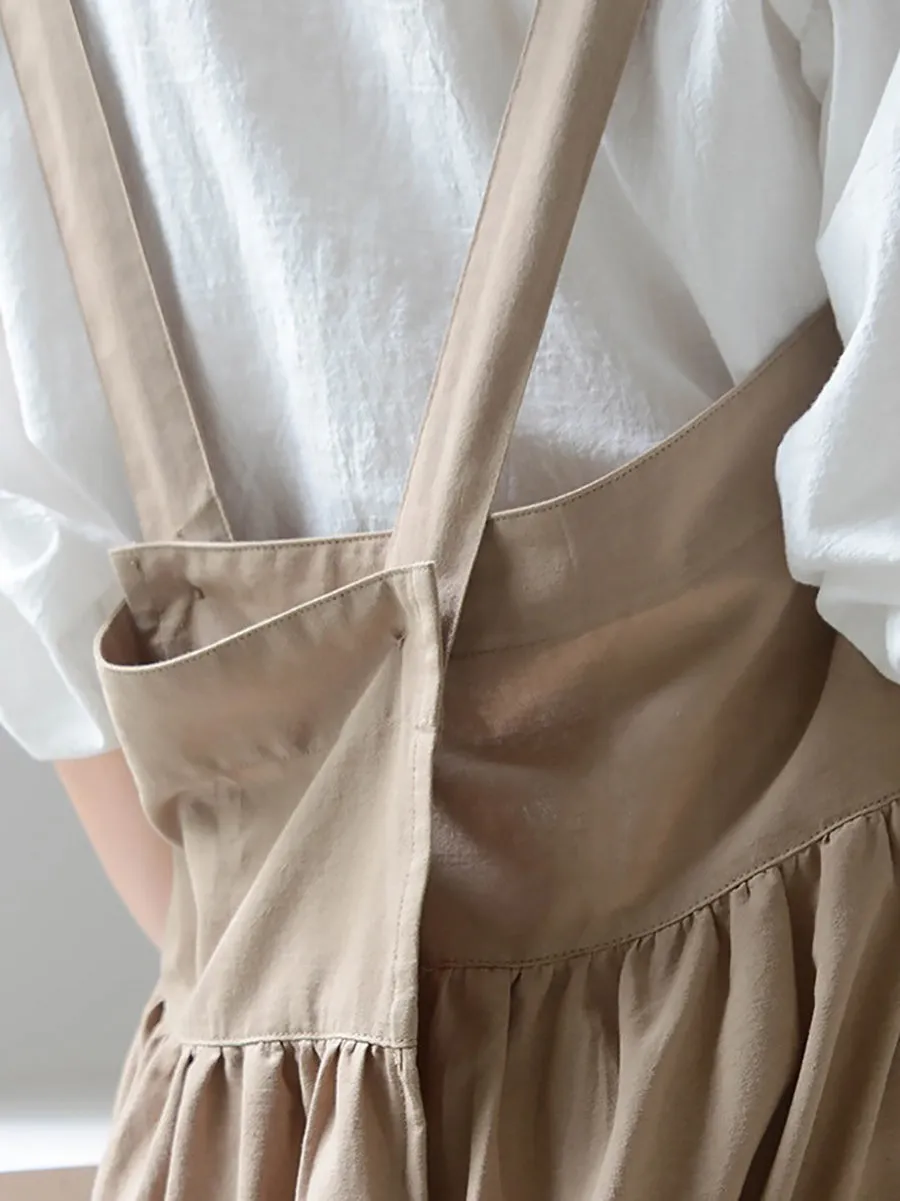 Women Casual Solid Waterproof Cotton Apron SC1013