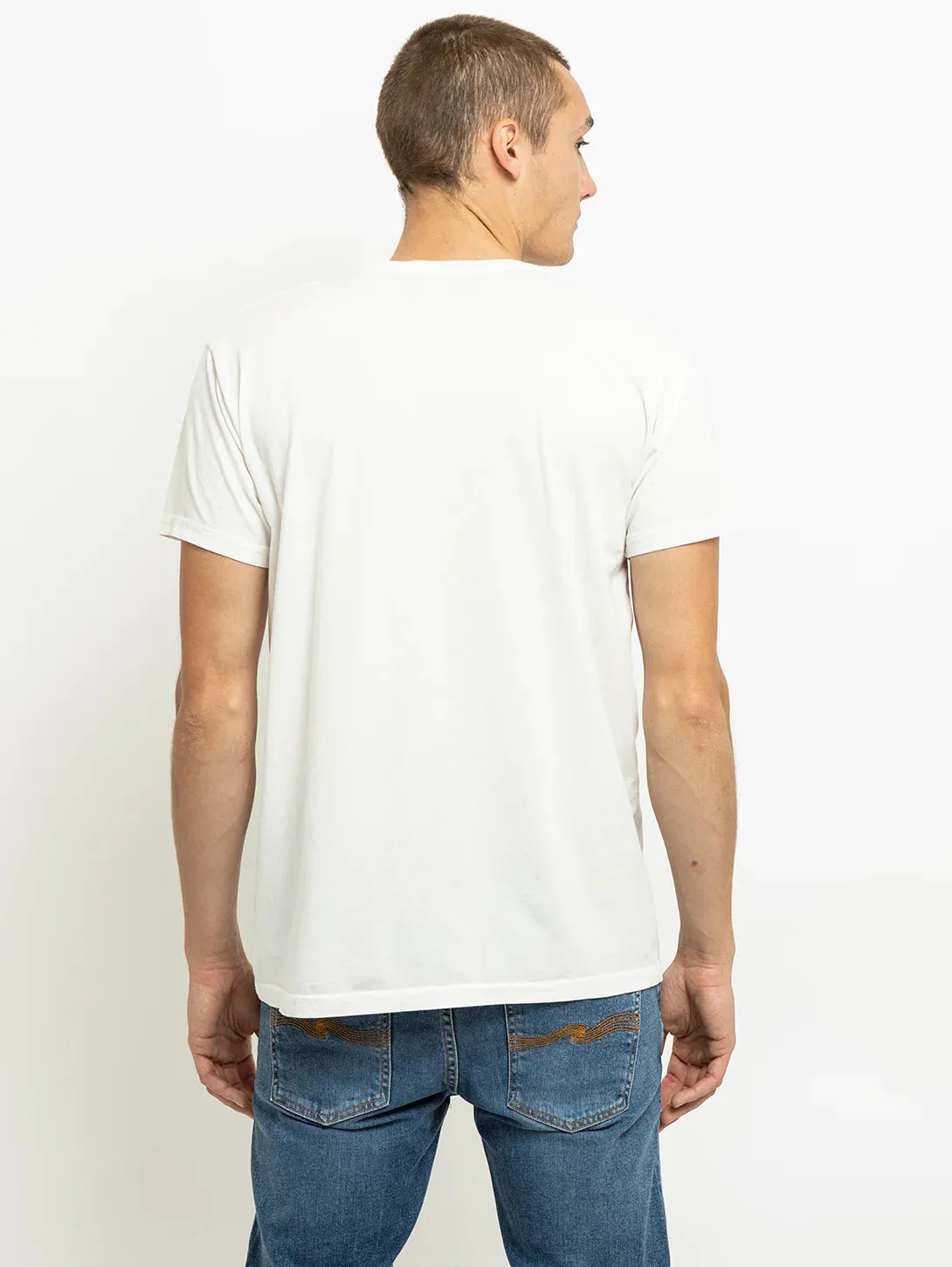 Woodstock Black Label Distressed Tee (Cream)