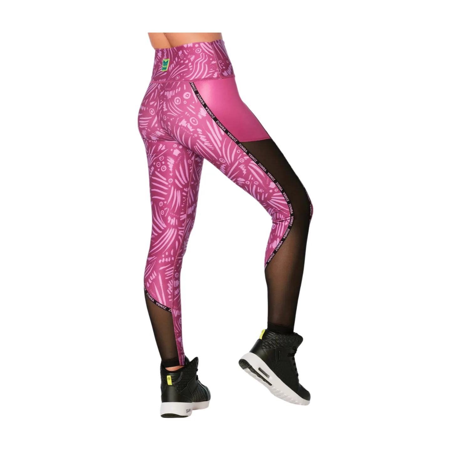 Zumba Butterfly High Waisted Ankle Leggings (Special Order)